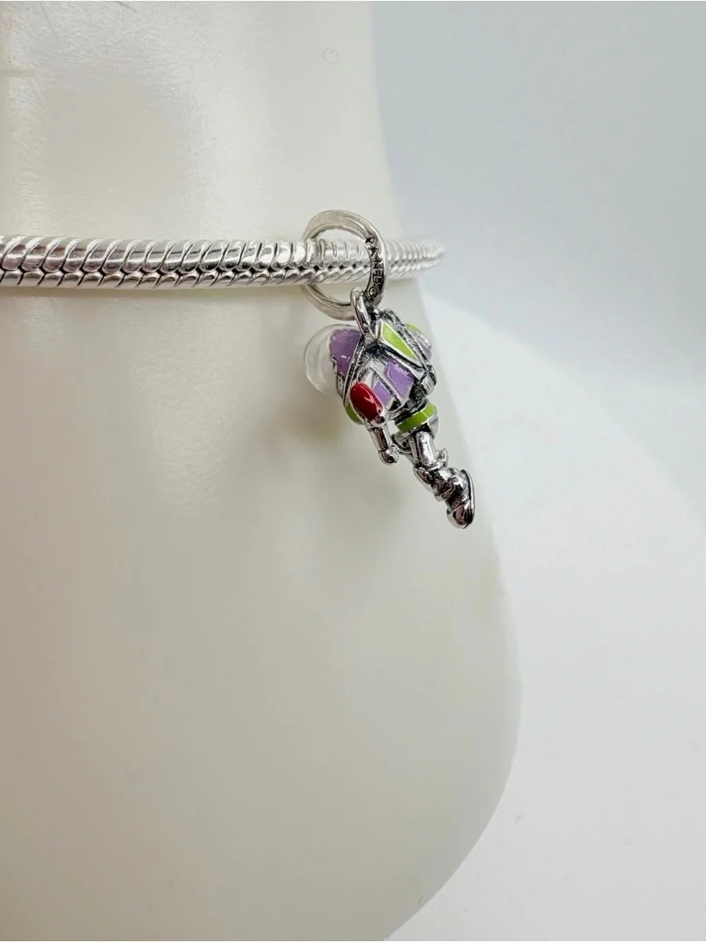 Like new Pandora Disney Pixar Toy Story Buzz Lightyear Dangle Charm Sterling Sil